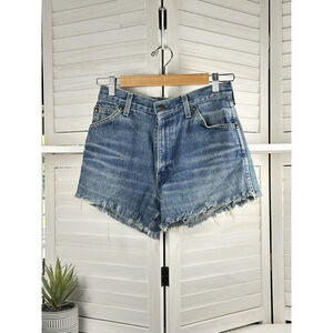 Levi’s 557 Cutoff Jeans For COWGIRLS Made USA, Vintage 80s, Riveted Pockets 29 W